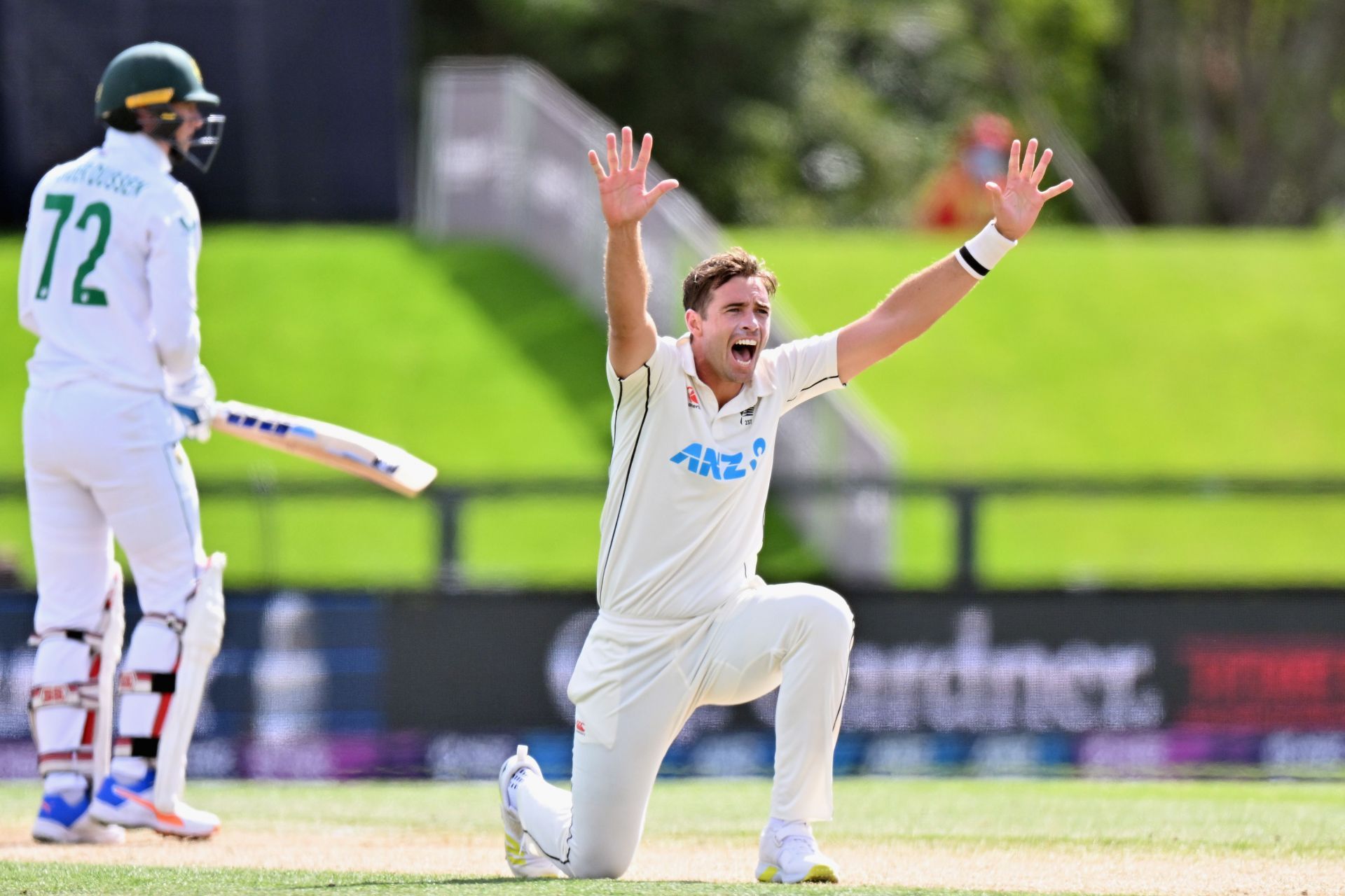 New Zealand v South Africa - 2nd Test: Day 2