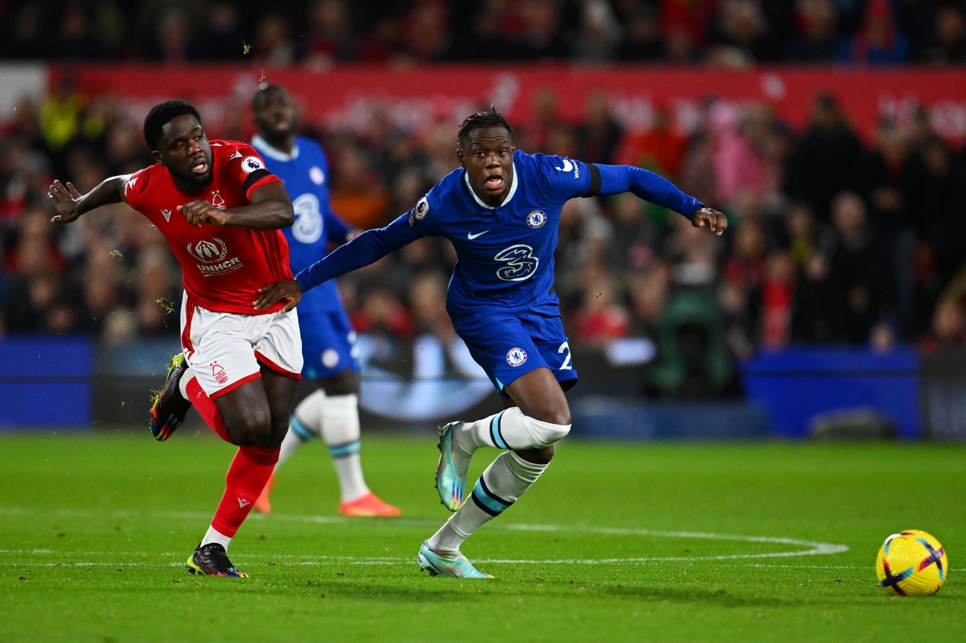 Zakaria against Nottingham Forest - Premier League