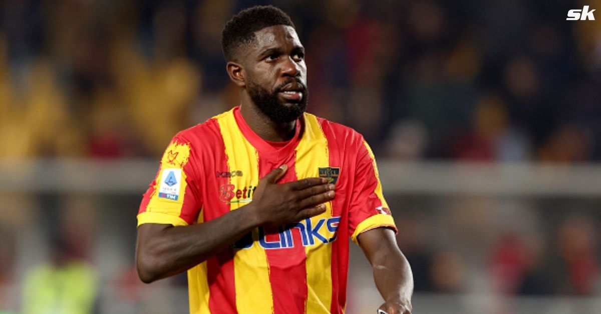 Samuel Umtiti joined Lecce on a season-long loan deal earlier this summer.