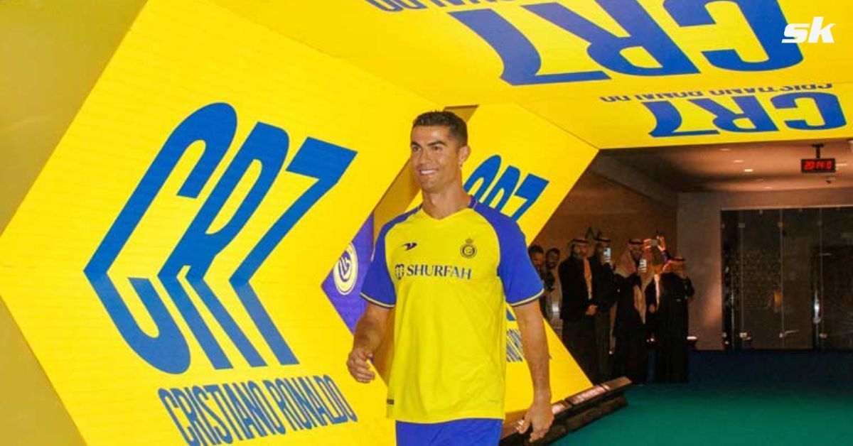 Cristiano Ronaldo was spotted celebrating Al Nassr teammate