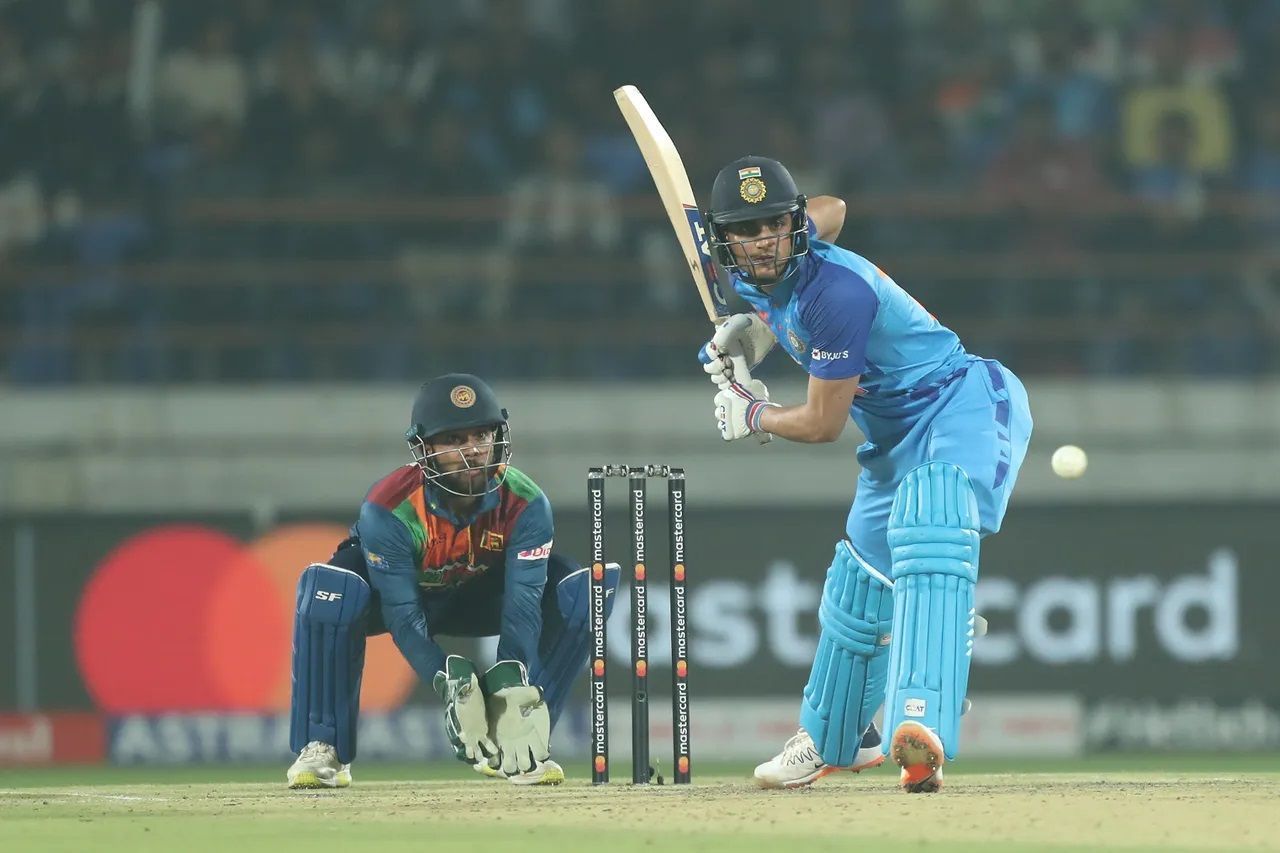 Shubman Gill batted cautiously in the third T20I against Sri Lanka. [P/C: BCCI]