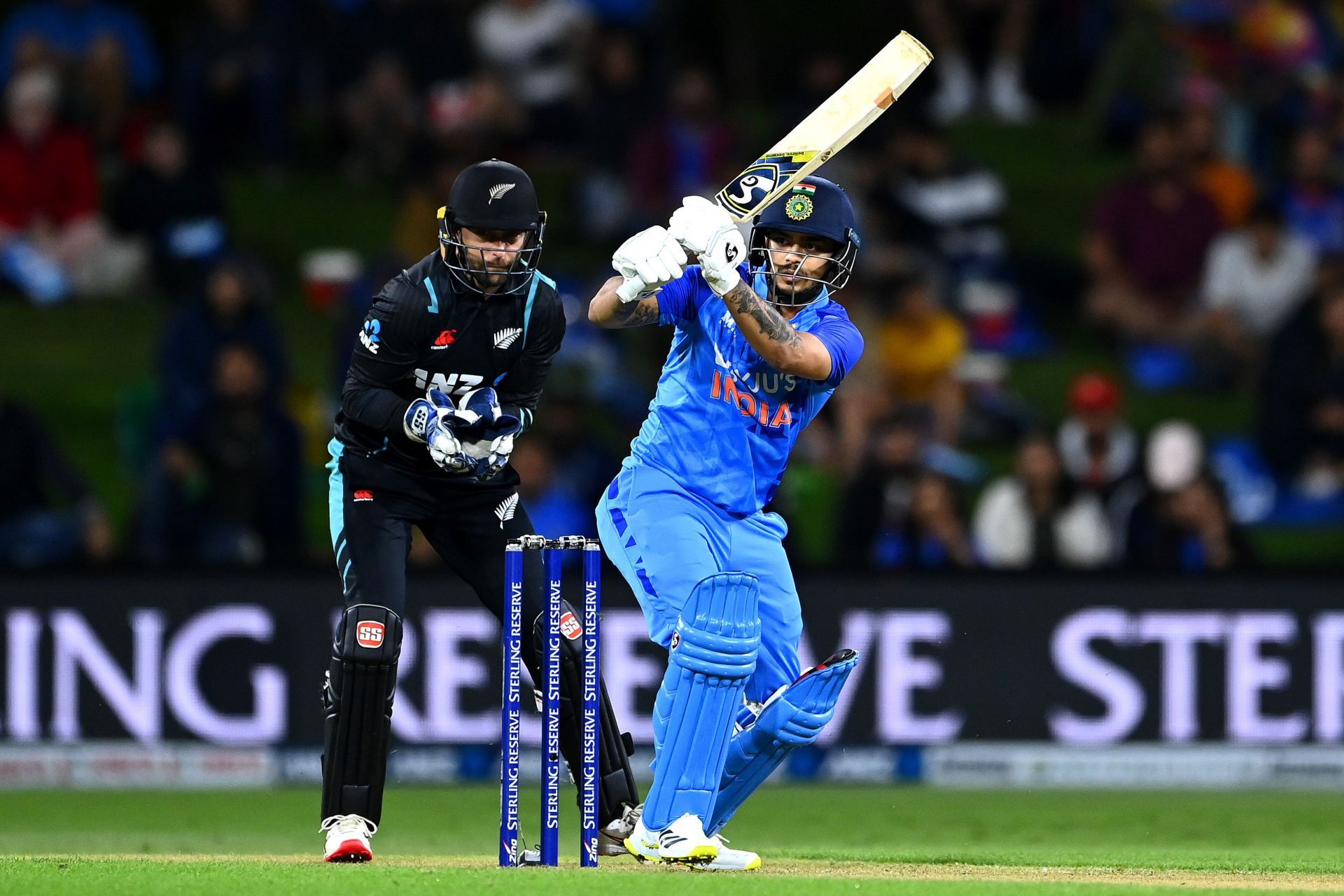 Ishan Kishan during the tour of New Zealand. Pic: Getty Images