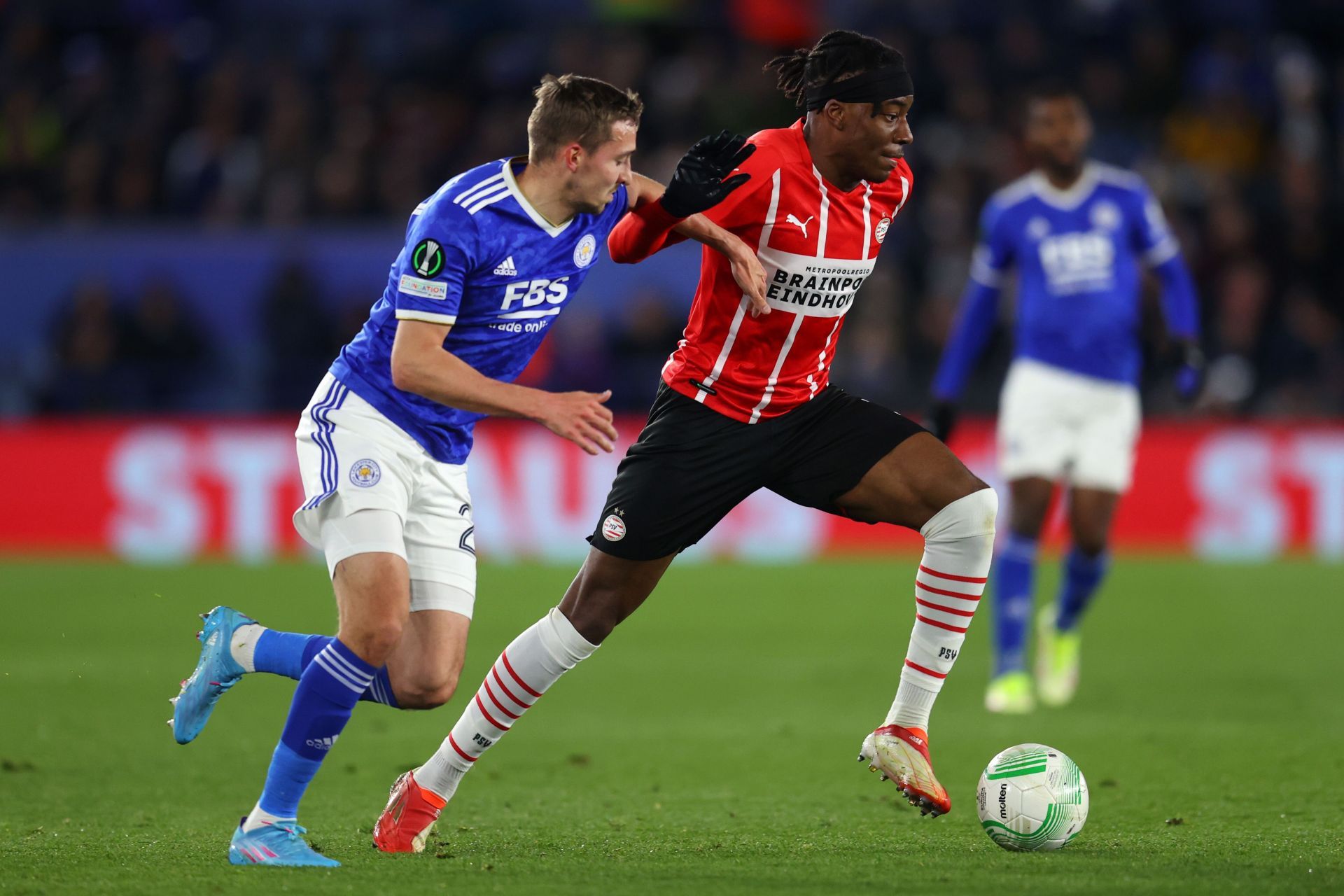 Leicester City v PSV Eindhoven: Quarter Final Leg One - UEFA Europa Conference League