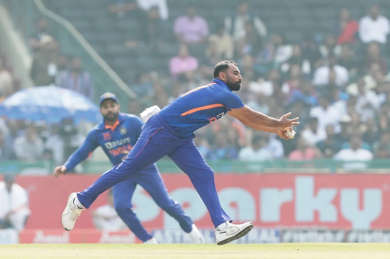 Mohammad Shami was the most successful Indian bowler. [P/C: BCCI]