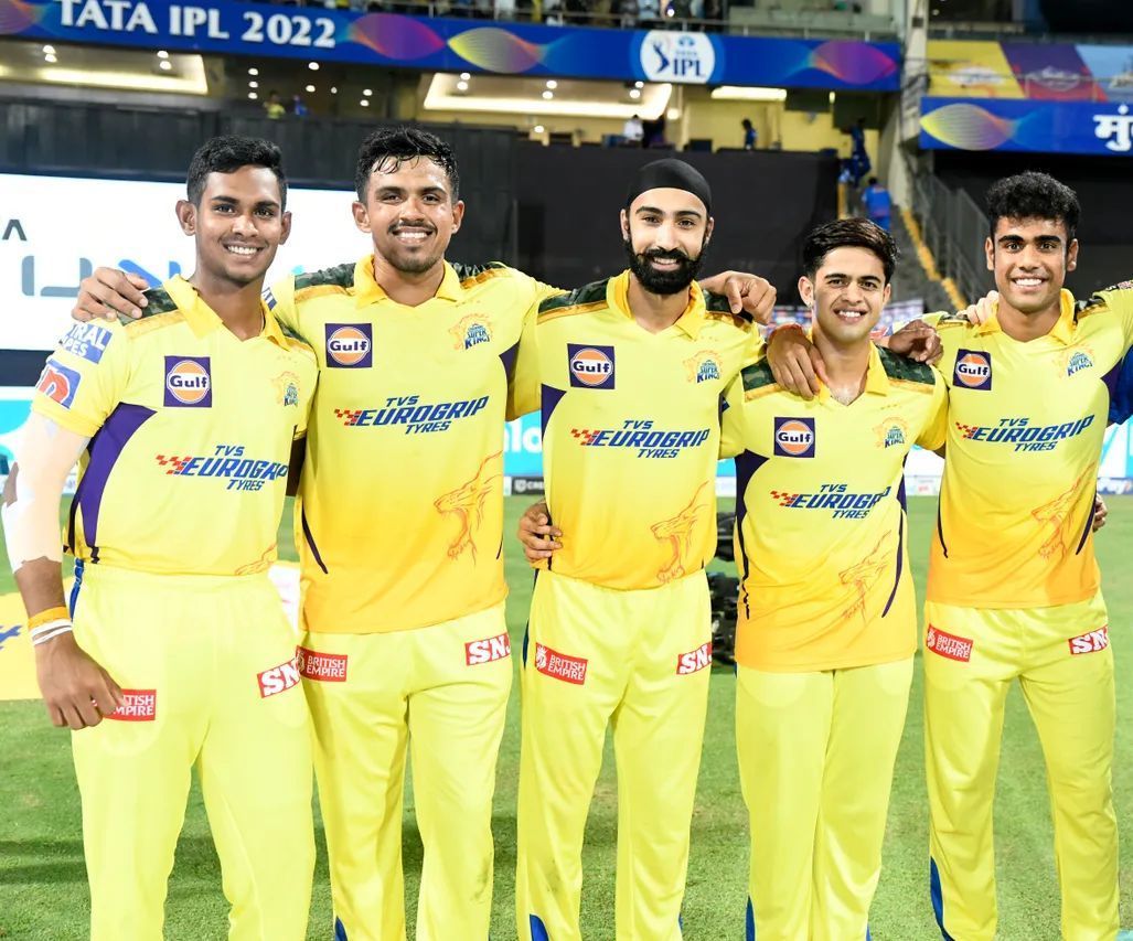 Chennai’s young guns during IPL 2022. Pic: BCCI