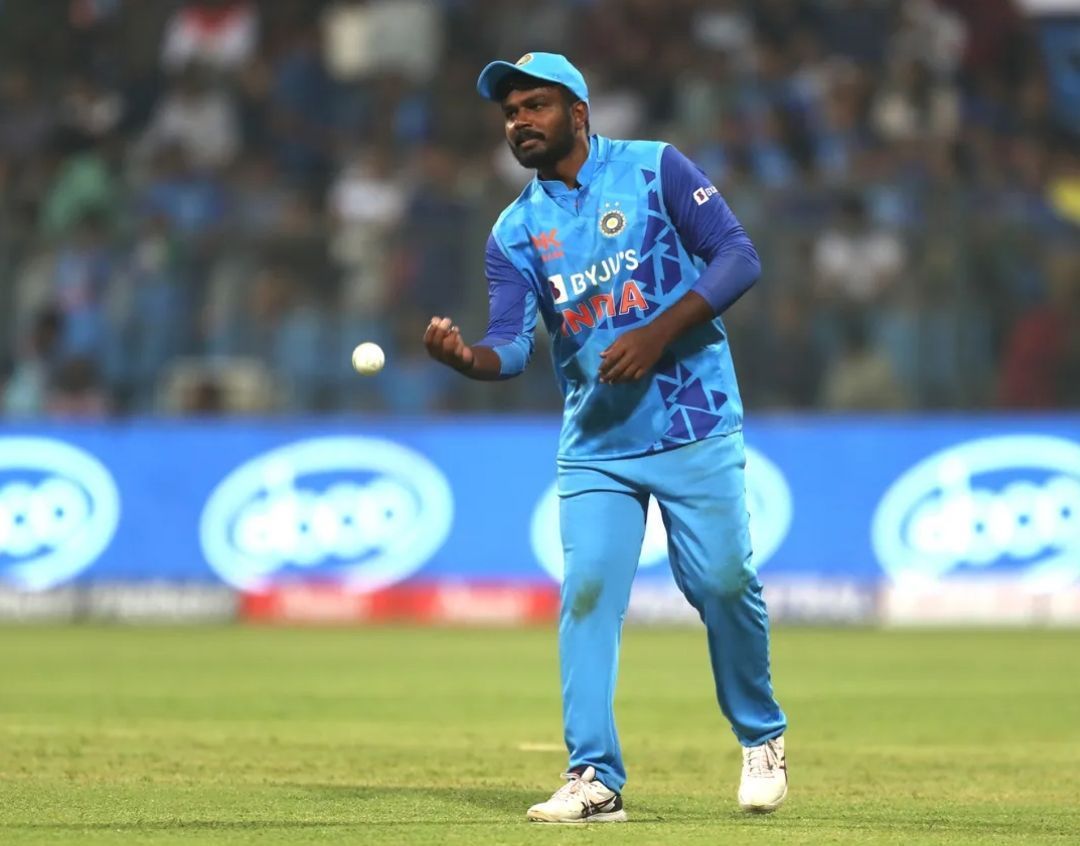 Sanju Samson in action during the 1st T20I between India and Sri Lanka [Pic Credit: BCCI]