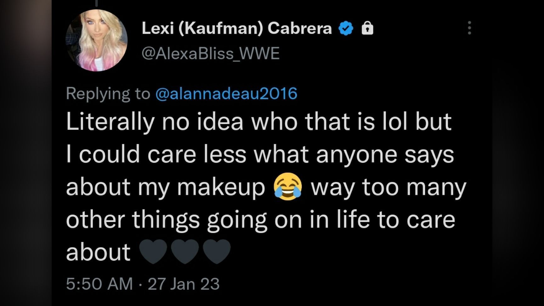 Alexa&#039;s response to Alvarez.