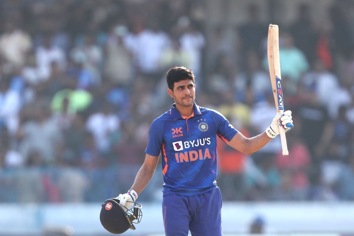 Shubman Gill scored a superb double hundred. Pic: BCCI
