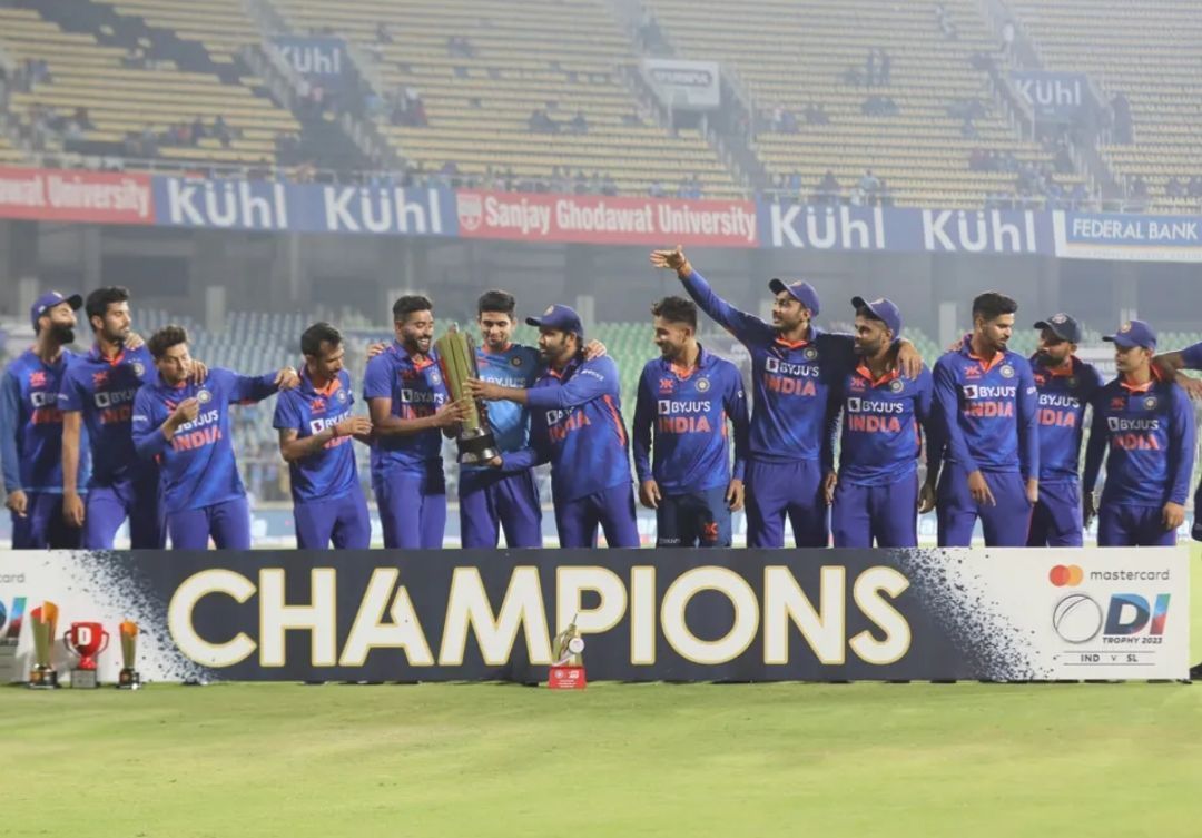 Team India won the ODI series against Sri Lanka by 3-0 [Pic Credit: BCCI]