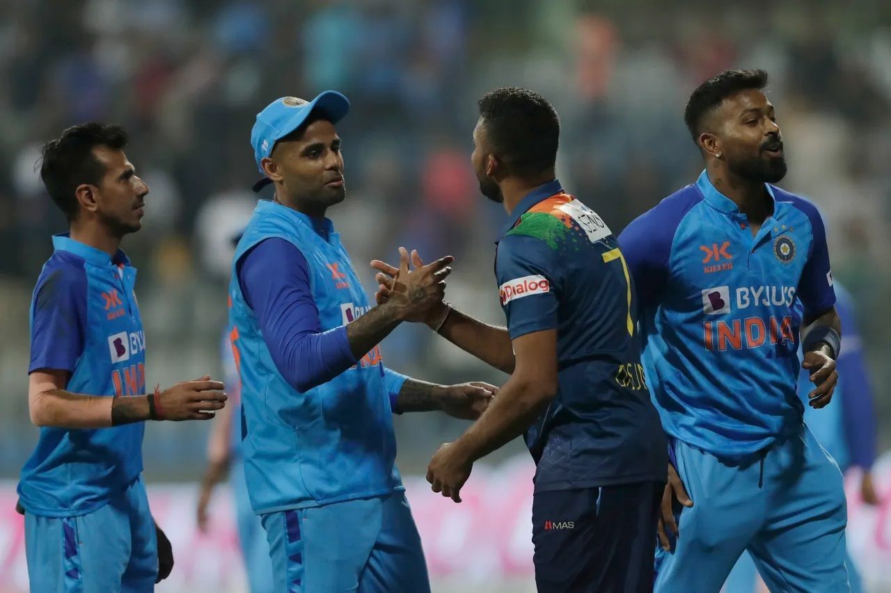 Sri Lanka suffered a narrow two-run defeat in the first T20I against India. [P/C: BCCI]