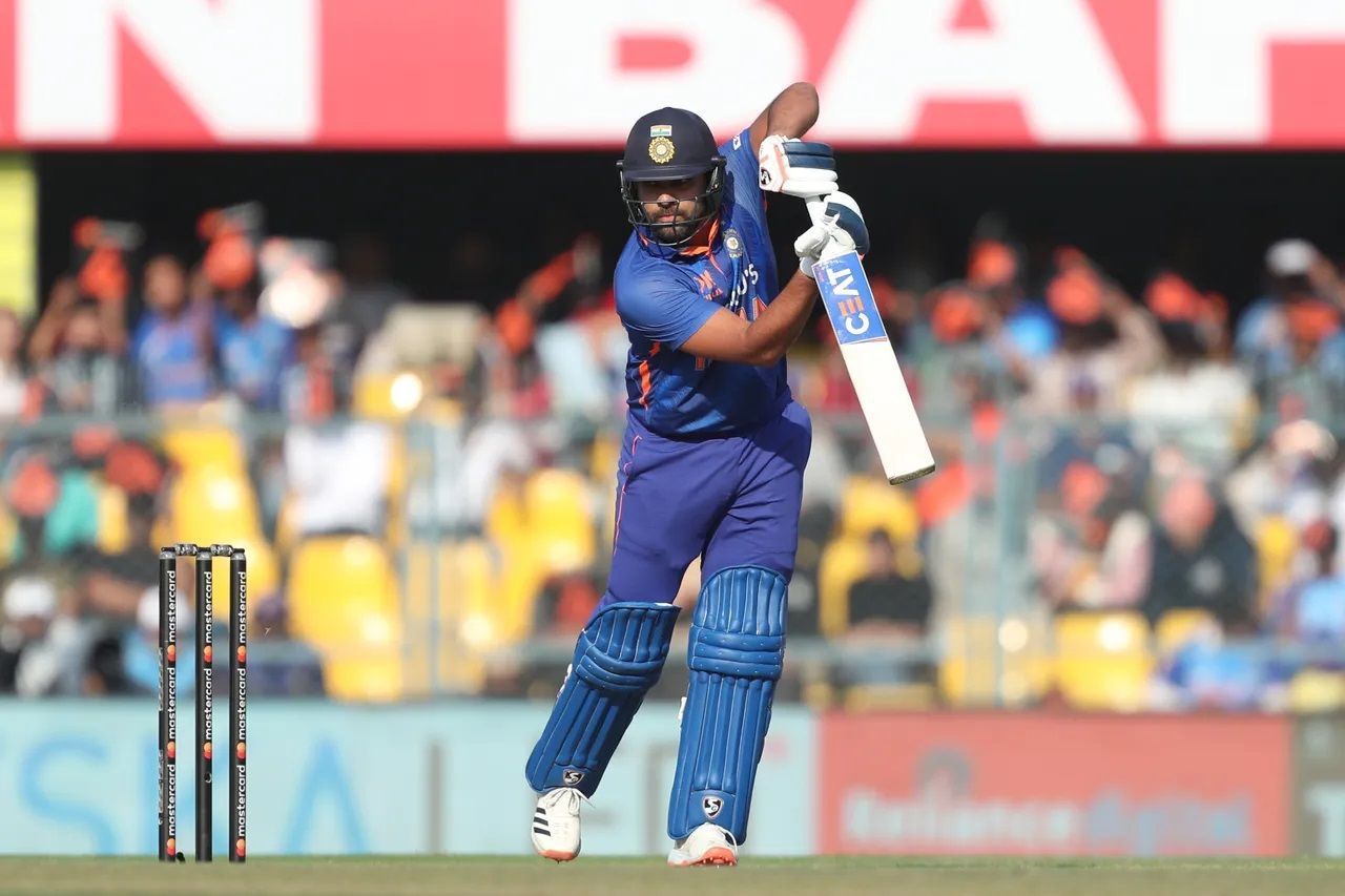 Rohit Sharma played a pleasing knock in the first ODI against Sri Lanka. [P/C: BCCI]