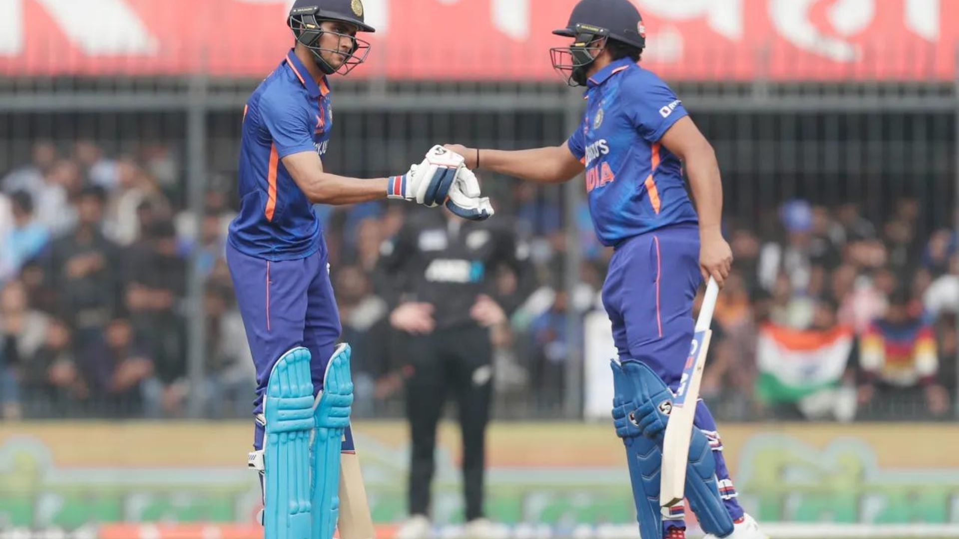 Shubman Gill and Rohit Sharma strung together a 212-run opening partnership in the final ODI against New Zealand. [P/C: BCCI]