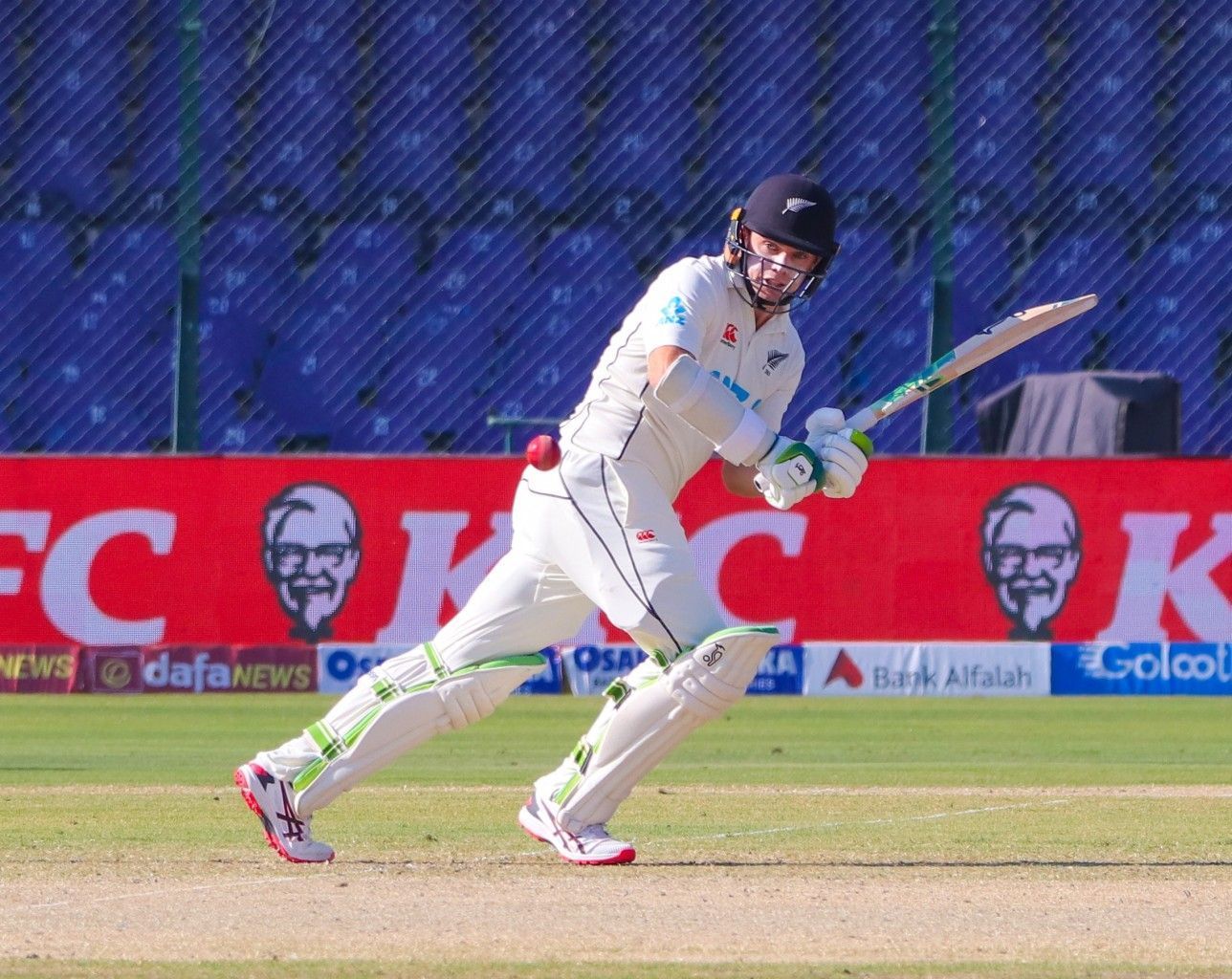 Tom Latham made 71. (Image Credits: Twitter)