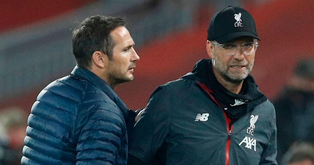 Liverpool manager Jurgen Klopp has a message of support for former Everton boss Frank Lampard.