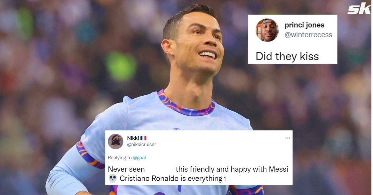 Cristiano Ronaldo shared a touching moment with PSG superstar