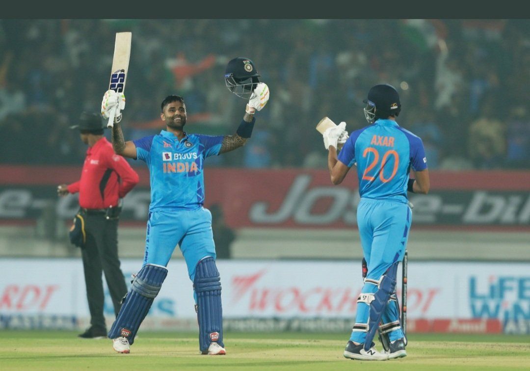 Suryakumar Yadav scored his third T20I hundred. (Image Credits: Twitter)