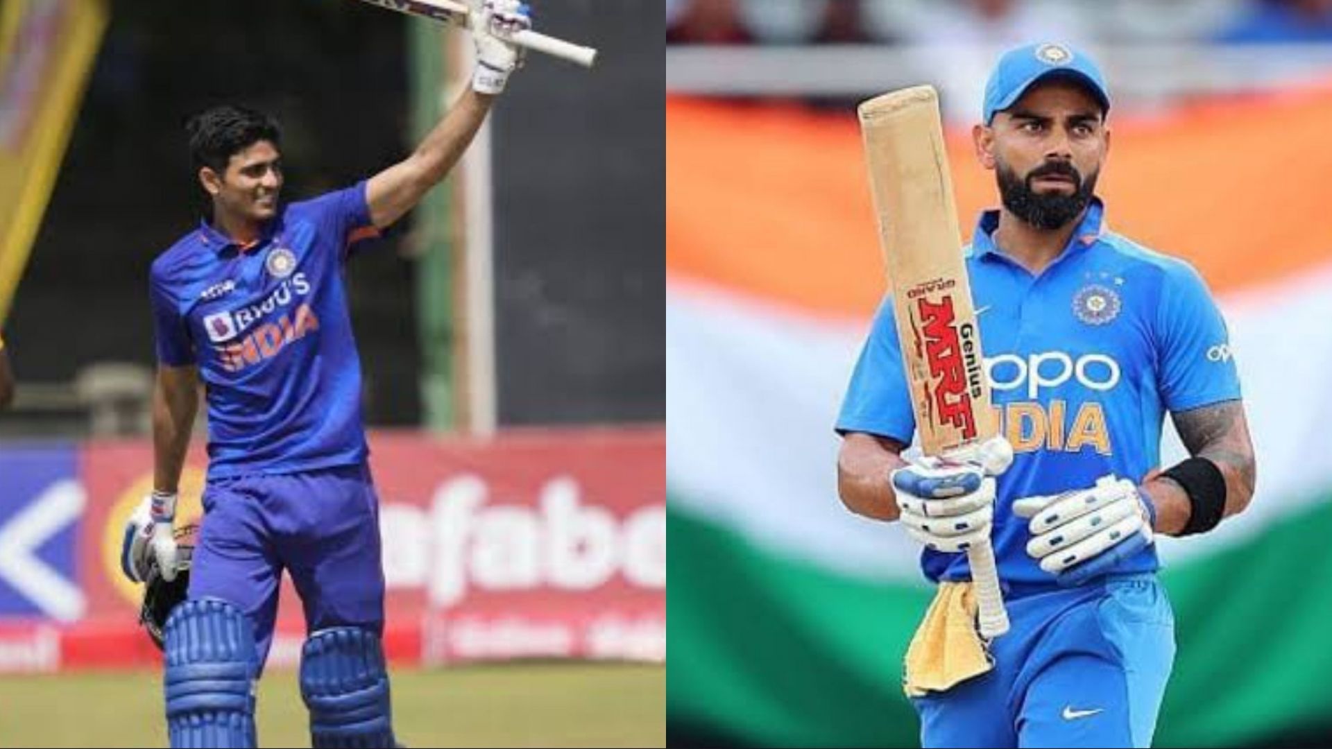 Shubman Gill and Virat Kohli feature on this iconic list