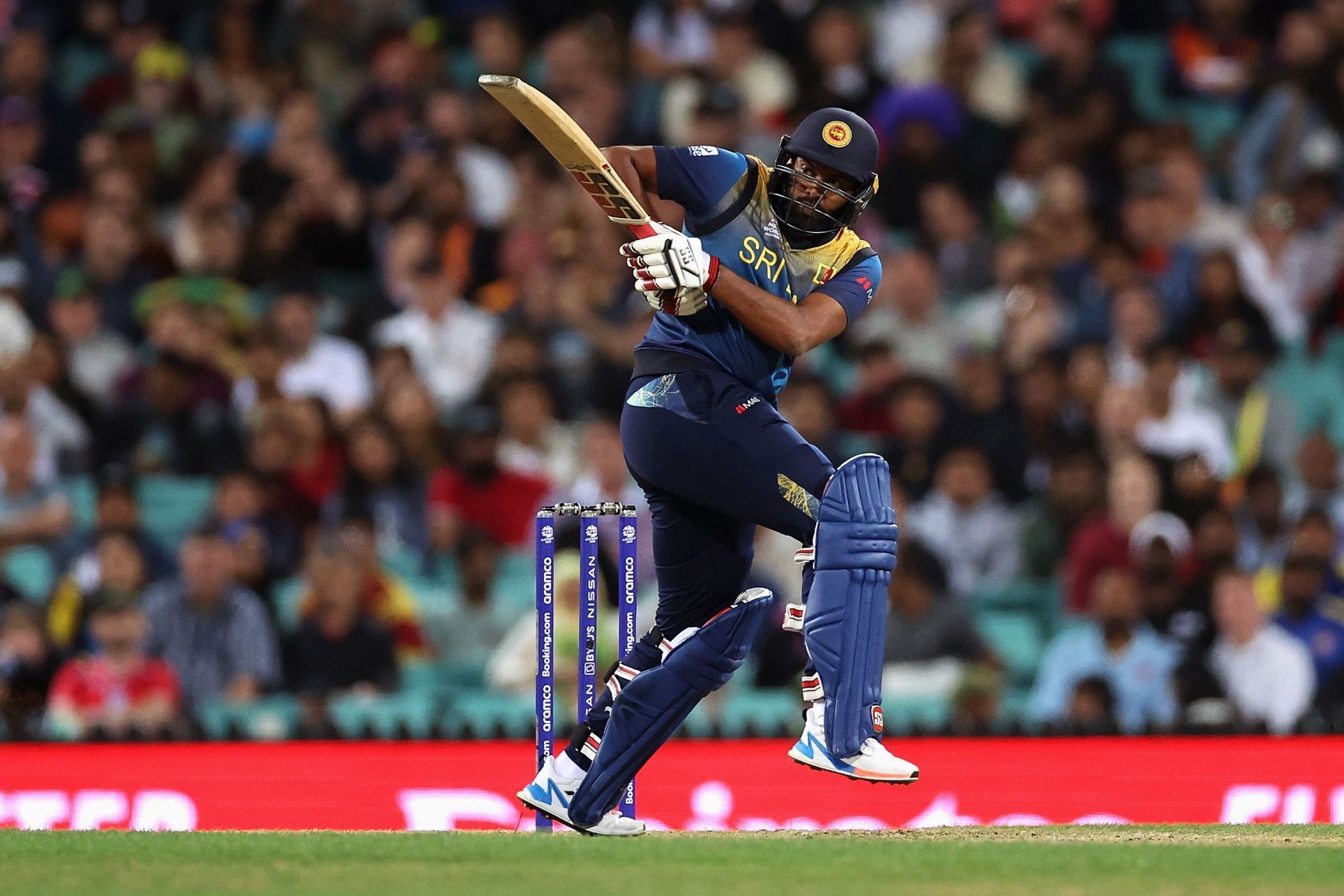 Bhanuka Rajapaksa during the T20 World Cup 2022. Pic: Getty Images