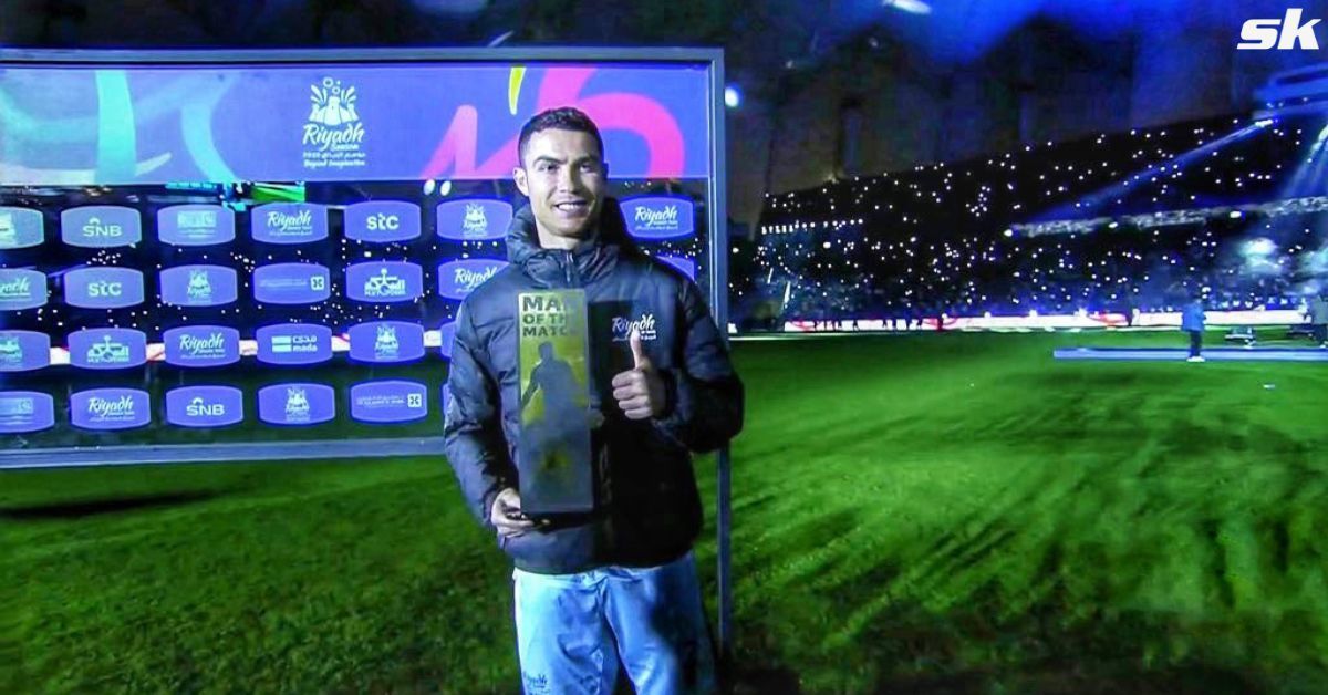 Cristiano Ronaldo was named man of the match.