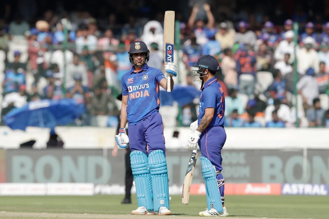 Shubman Gill and Ishan Kishan are the primary candidates to open alongside Rohit Sharma at the World Cup later this year. [P/C: BCCI]