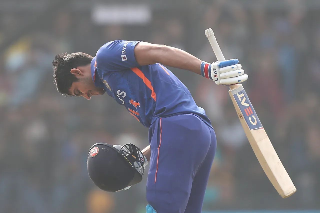 Shubman Gill scored another century in ODI cricket (Image: BCCI)