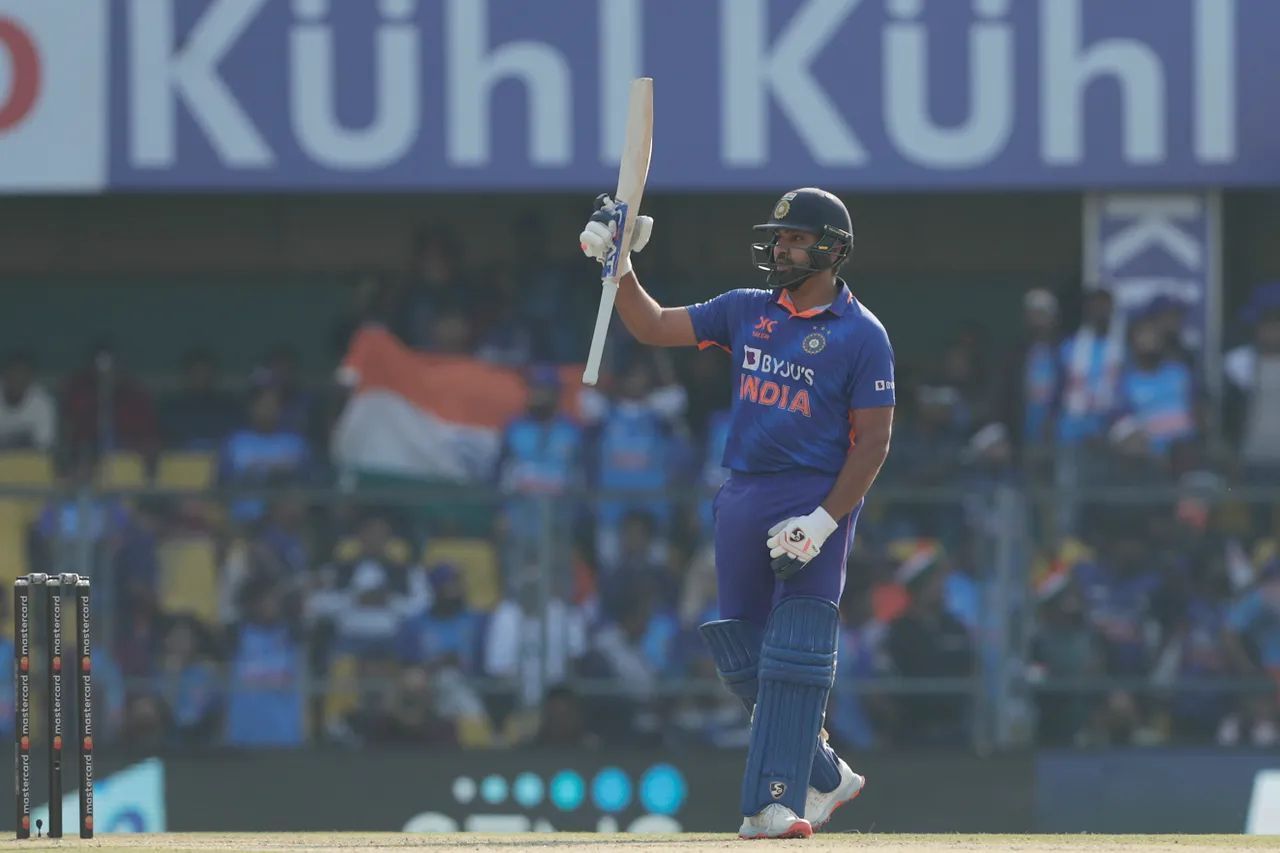 Rohit Sharma has started the New Year with a fantastic performance (Image: BCCI)
