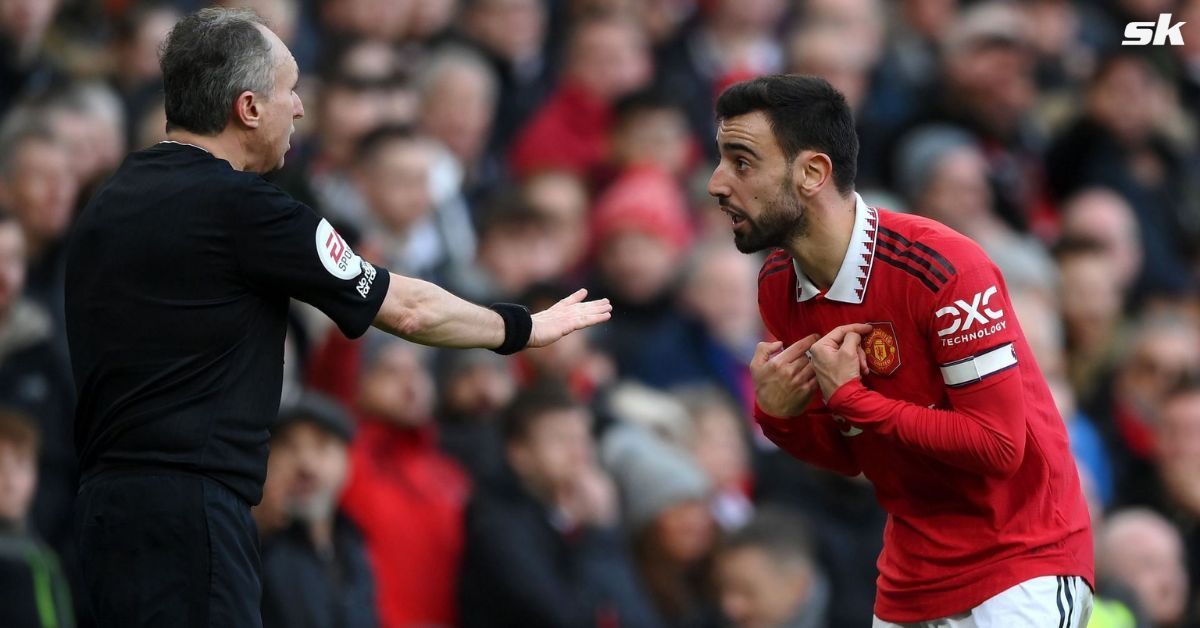 Bruno Fernandes reacted to Manchester United