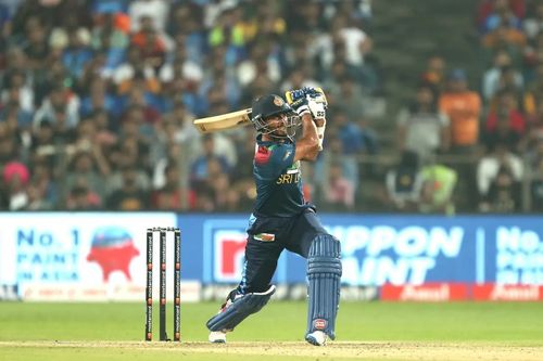 Dasun Shanaka's explosive knock helped Sri Lanka win the second T20I against India. [P/C: BCCI]