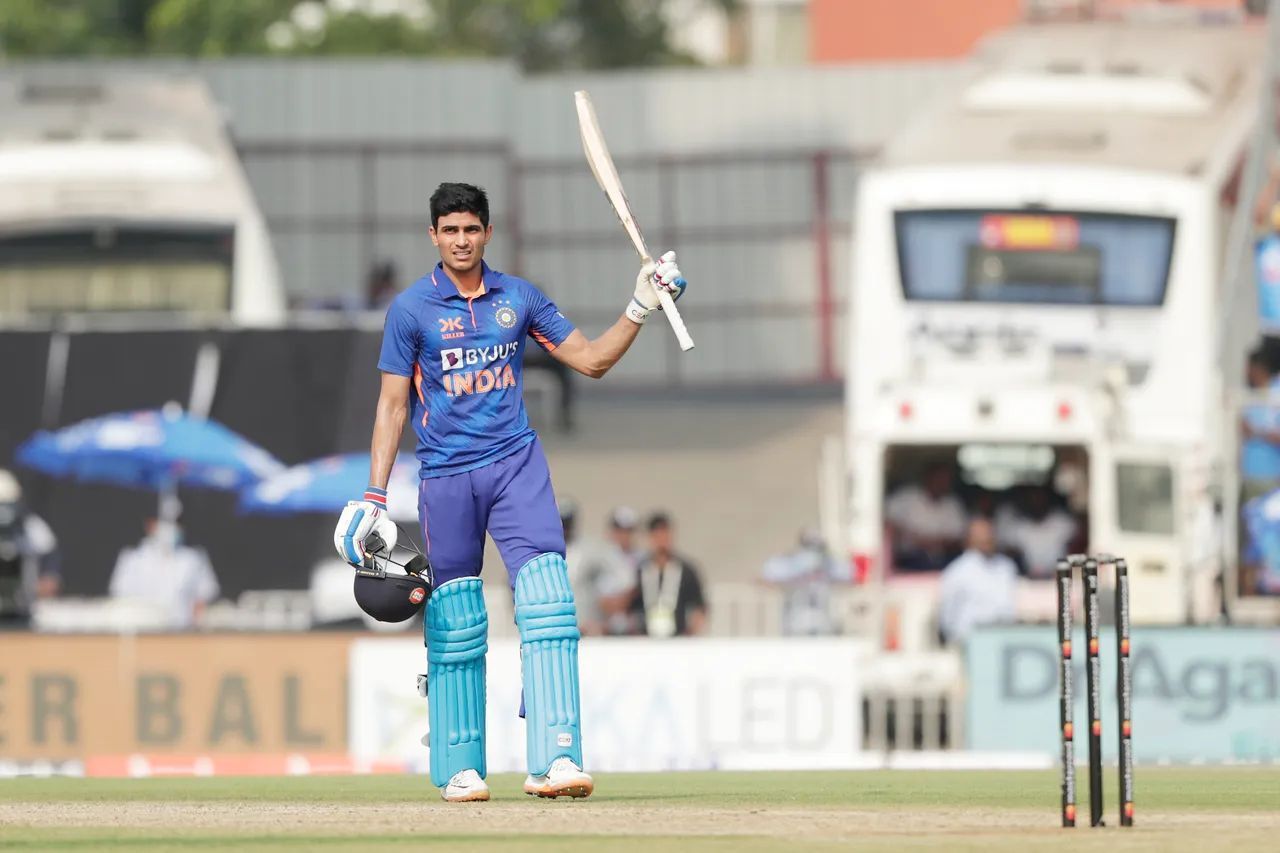 Shubman Gill scored his second ODI century. [P/C: BCCI]