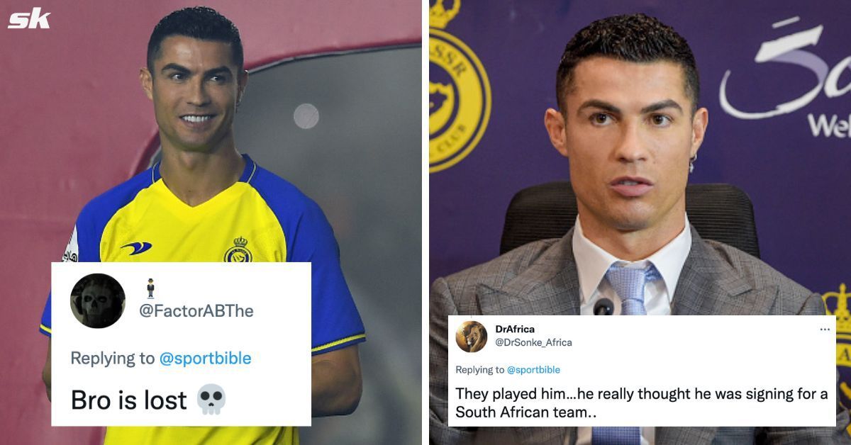 Cristiano Ronaldo gets savaged on Twitter for hilarious gaffe at Al-Nassr unveiling