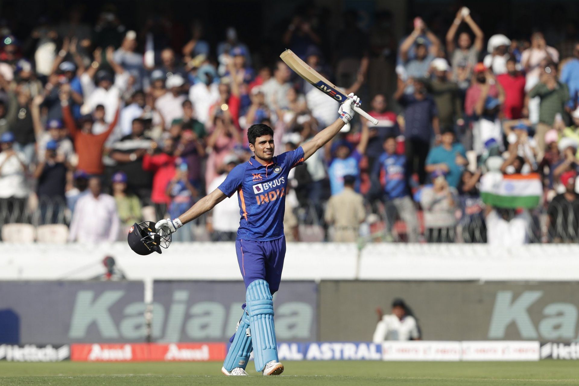 Shubman Gill is having a terrific ODI series against New Zealand [Pic Credit: BCCI]