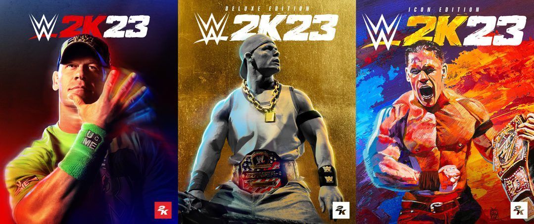 WWE 2K23 will feature John Cena on the cover of all the versions of the game