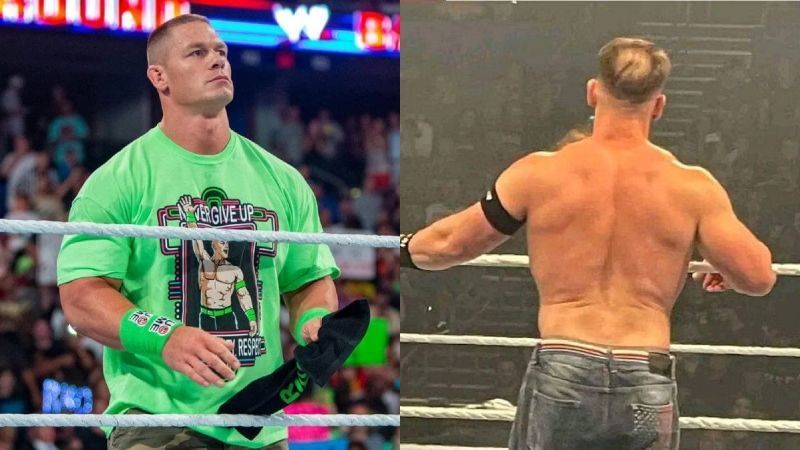 john cena bald spot old