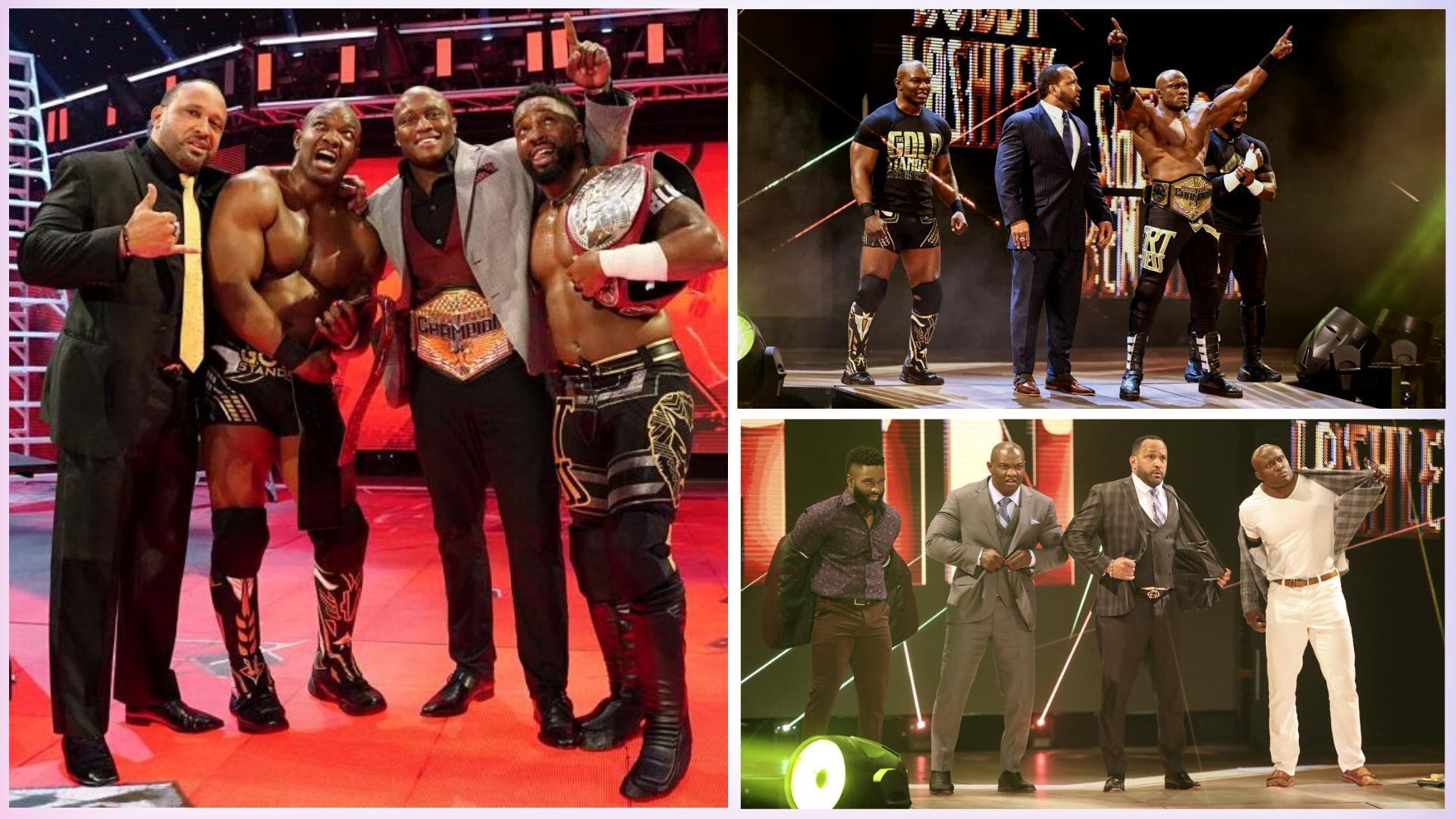 MVP, Bobby Lashley, Cedric Alexander and Shelton Benjamin are Hurt Business faction in WWE.