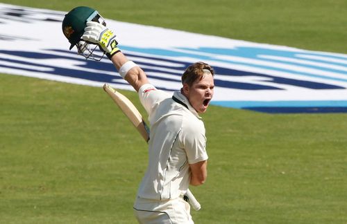 Steve Smith, the then-Australian captain played a spectacular knock in Australia's only Test win in India since 2004