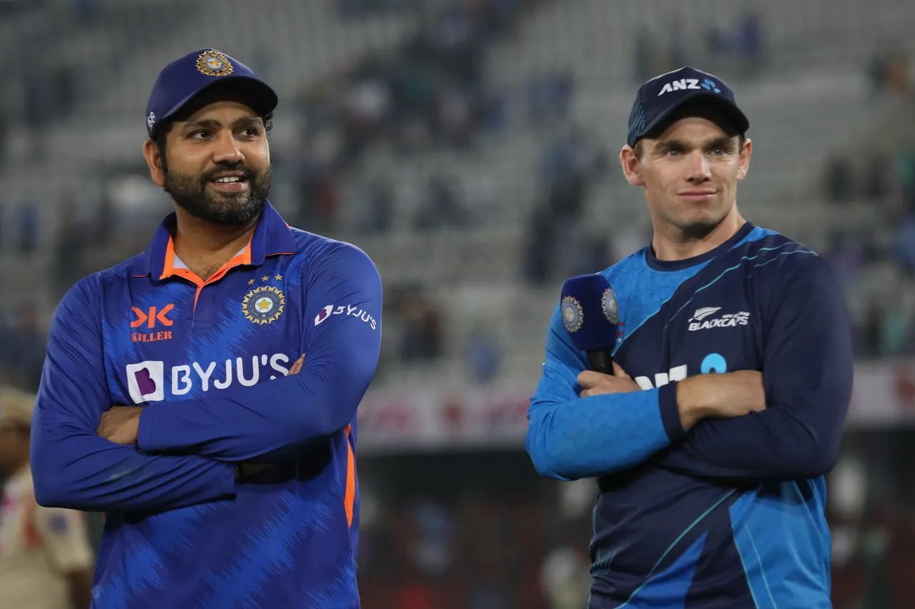 Rohit Sharma and Tom Latham