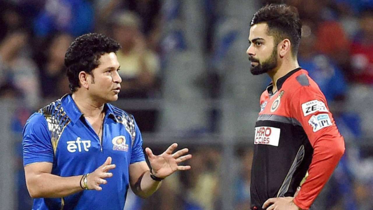 Sachin Tendulkar and Virat Kohli