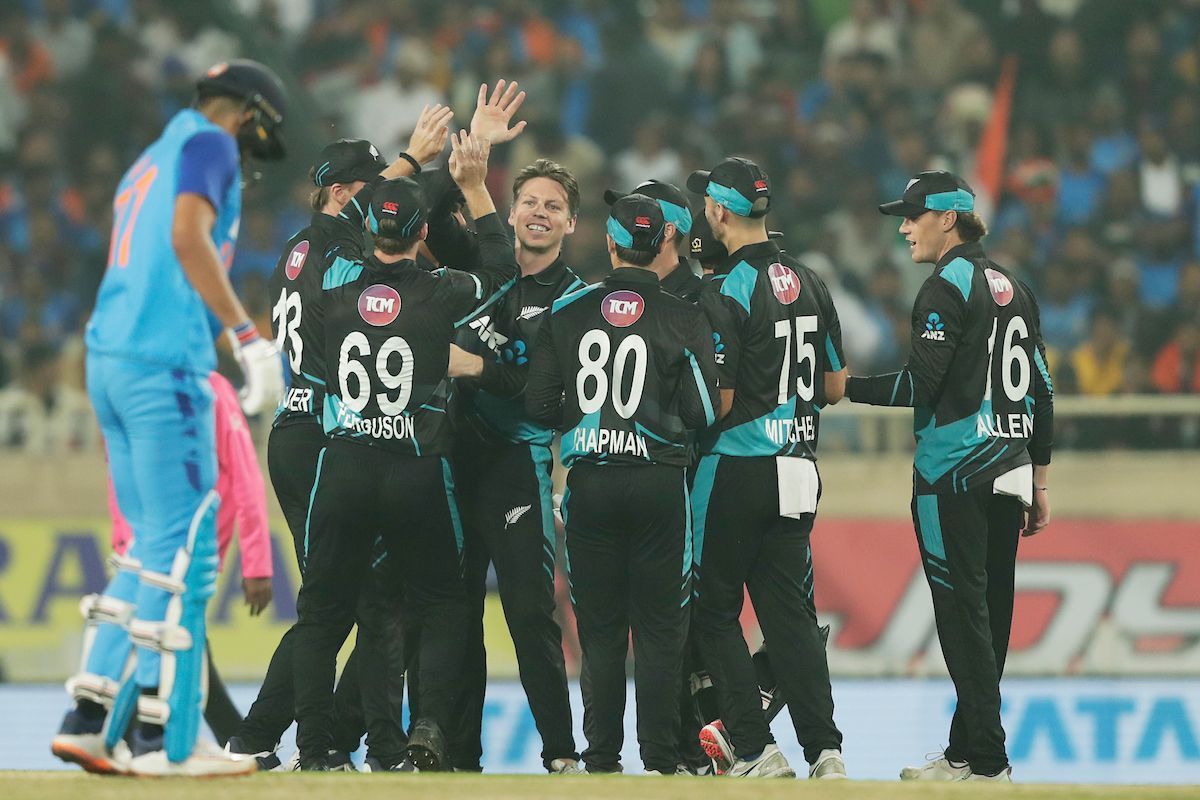 New Zealand won the first T20I by 21 runs. (Credits: Twitter)