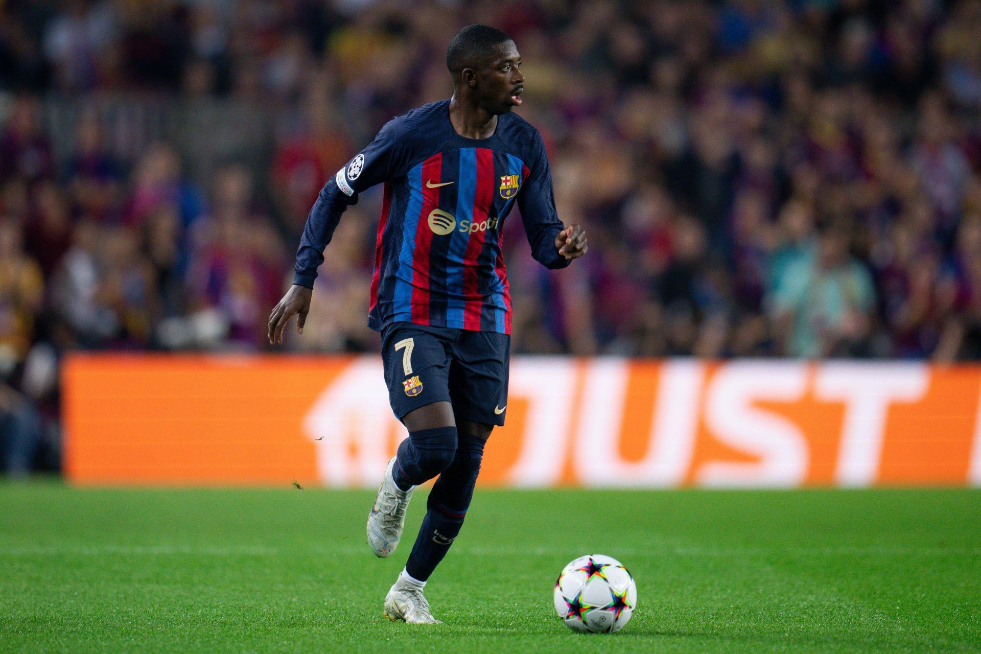 Ousmane Dembele has admirers at the Parc des Princes.