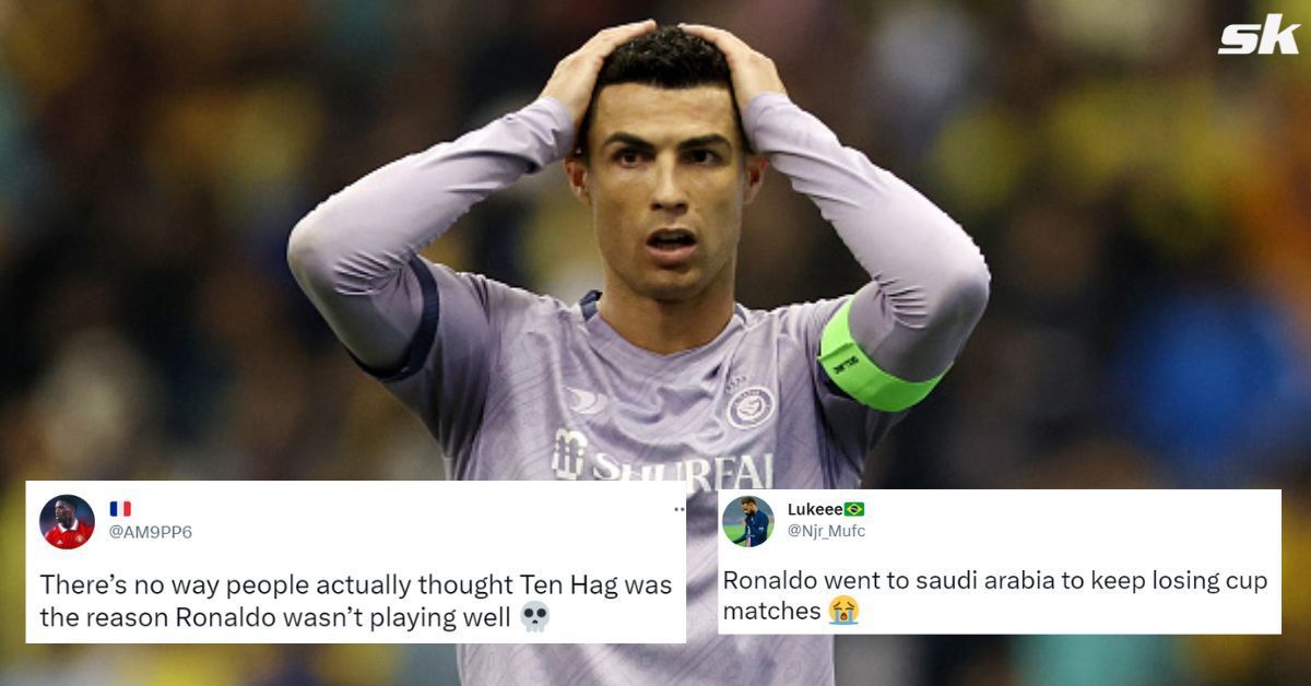 Cristiano Ronaldo has a night to forget in the Saudi Super Cup.