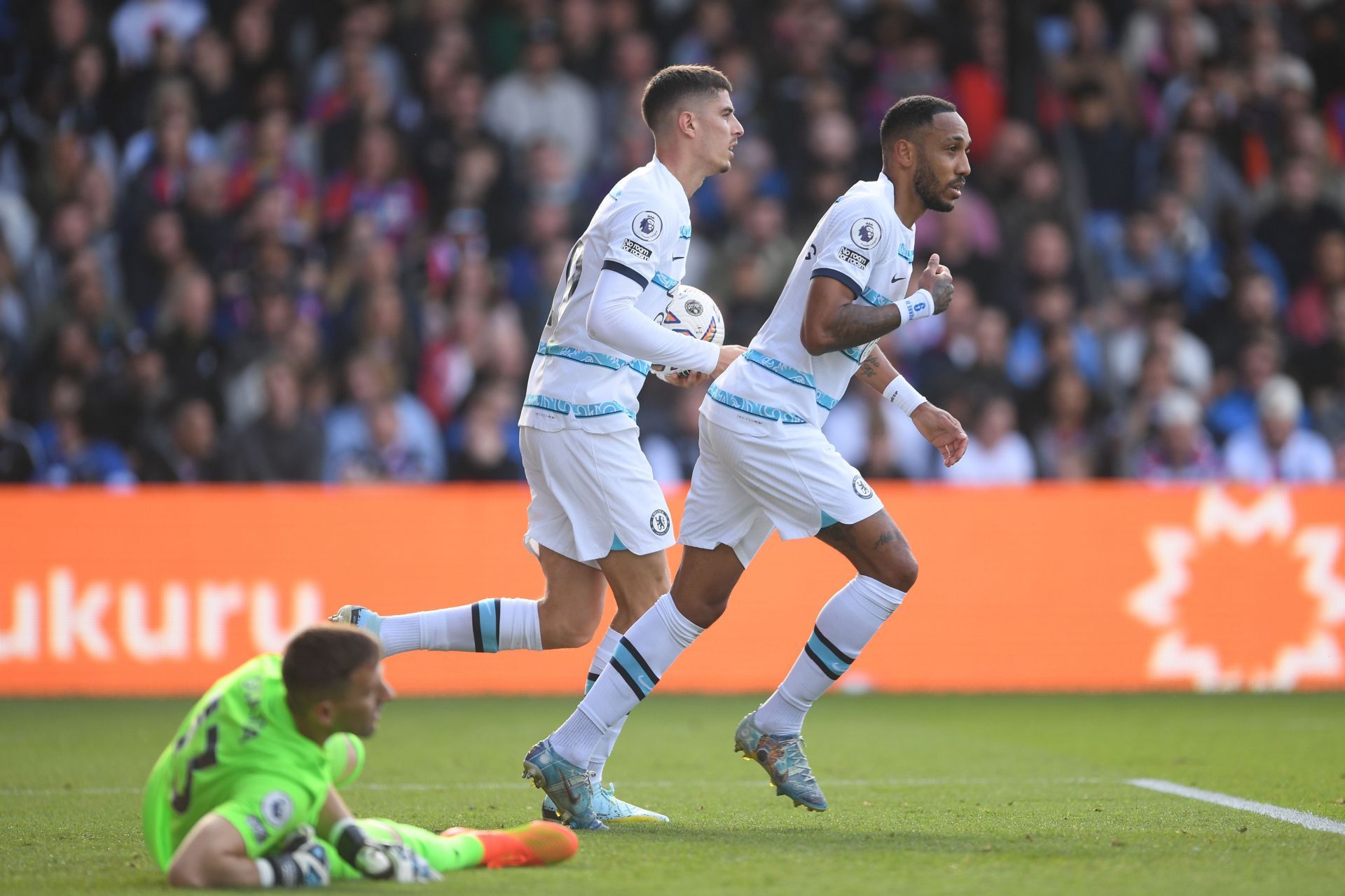 Aubameyang &amp; Havertz against Crystal Palace - Premier League