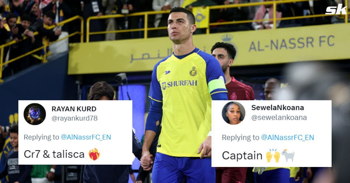 Fans reacted to Cristiano Ronaldo starting for Al-Nassr