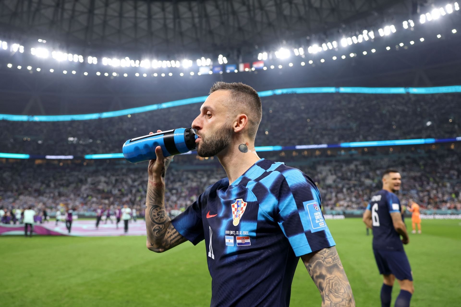 Marcelo Brozovic has admirers at the Santiago Bernabeu.