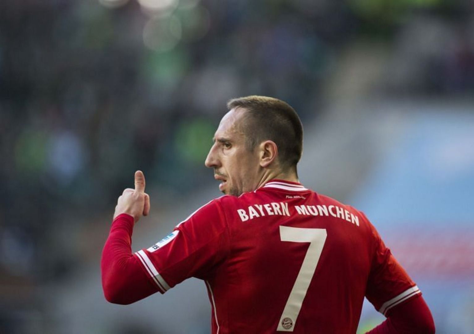 Ribery formed a famous partnership with Arjen Robben for Bayern Munich.