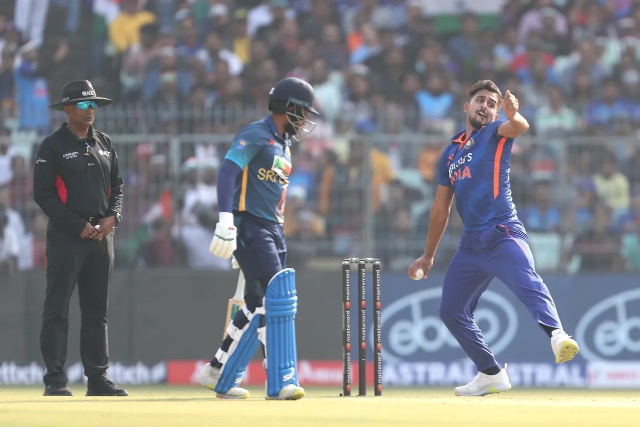 Umran Malik bowled a few fiery spells in the ODI series against Sri Lanka. [P/C: BCCI]