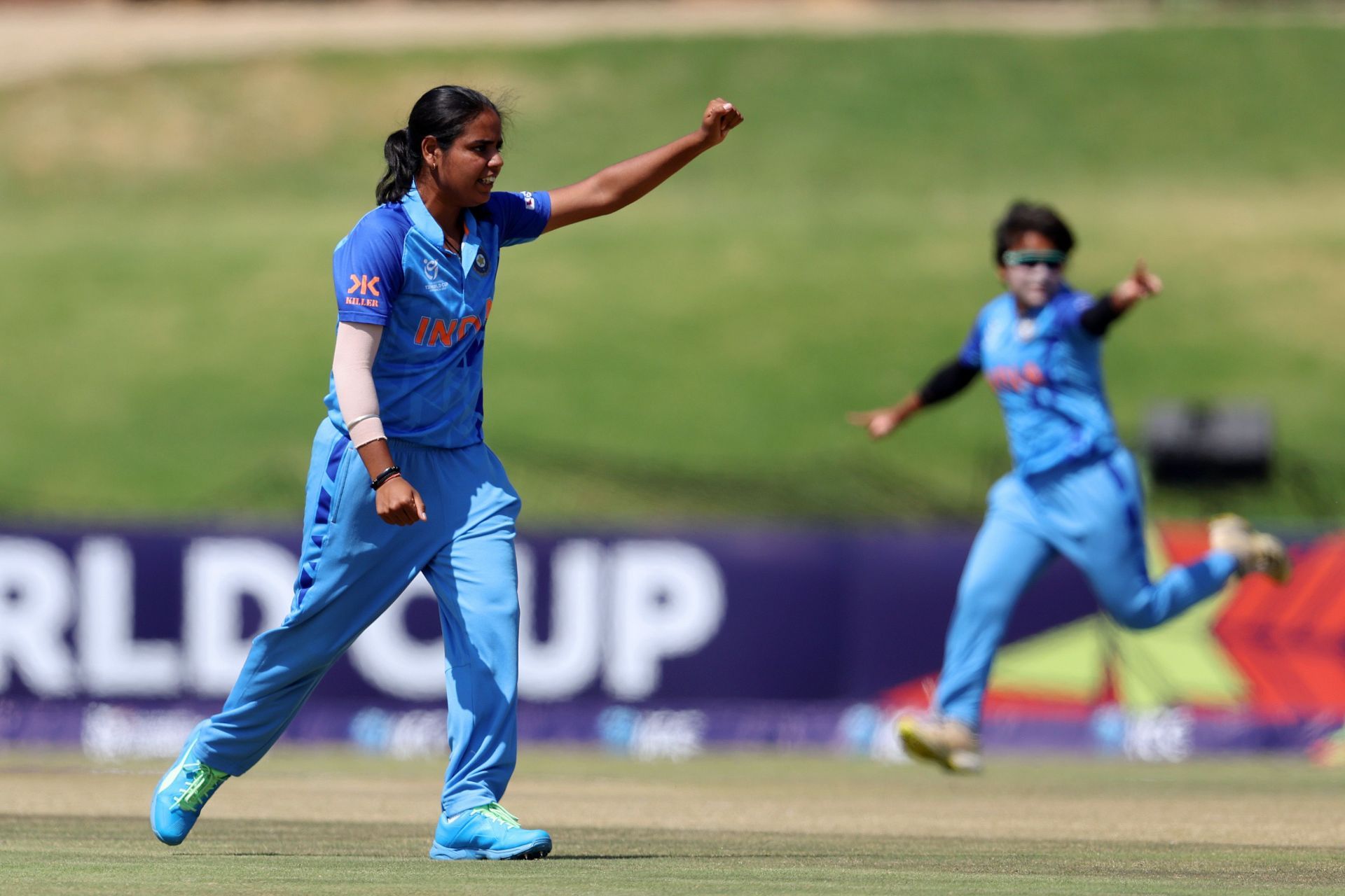 India need 108 runs to secure a place in the Women&#039;s U-19 T20 World Cup 2023 final (Image: ICC/Twitter)