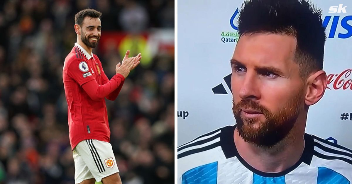 Bruno Fernandes makes Lionel Messi reference amidst Wout Weghorst signing.