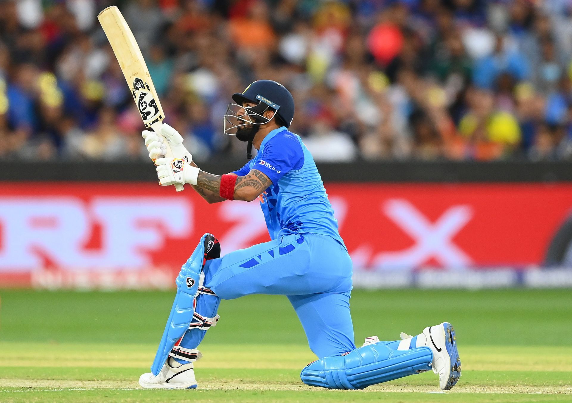 KL Rahul during the T20 World Cup. Pic: Getty Images
