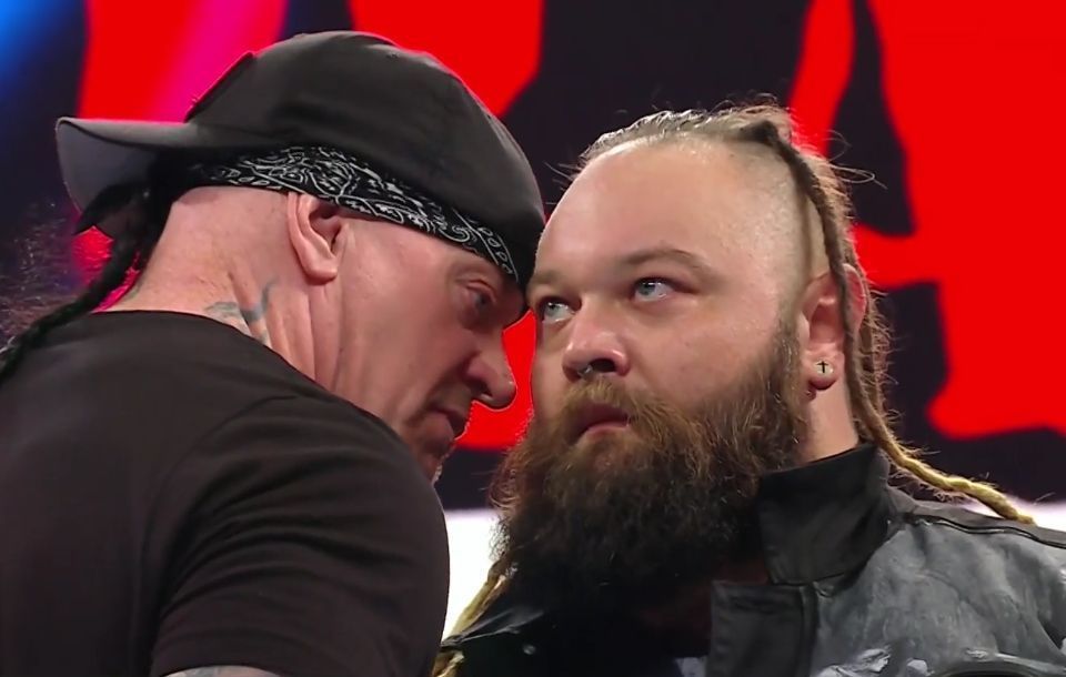 The Undertaker whispered something in Bray Wyatt