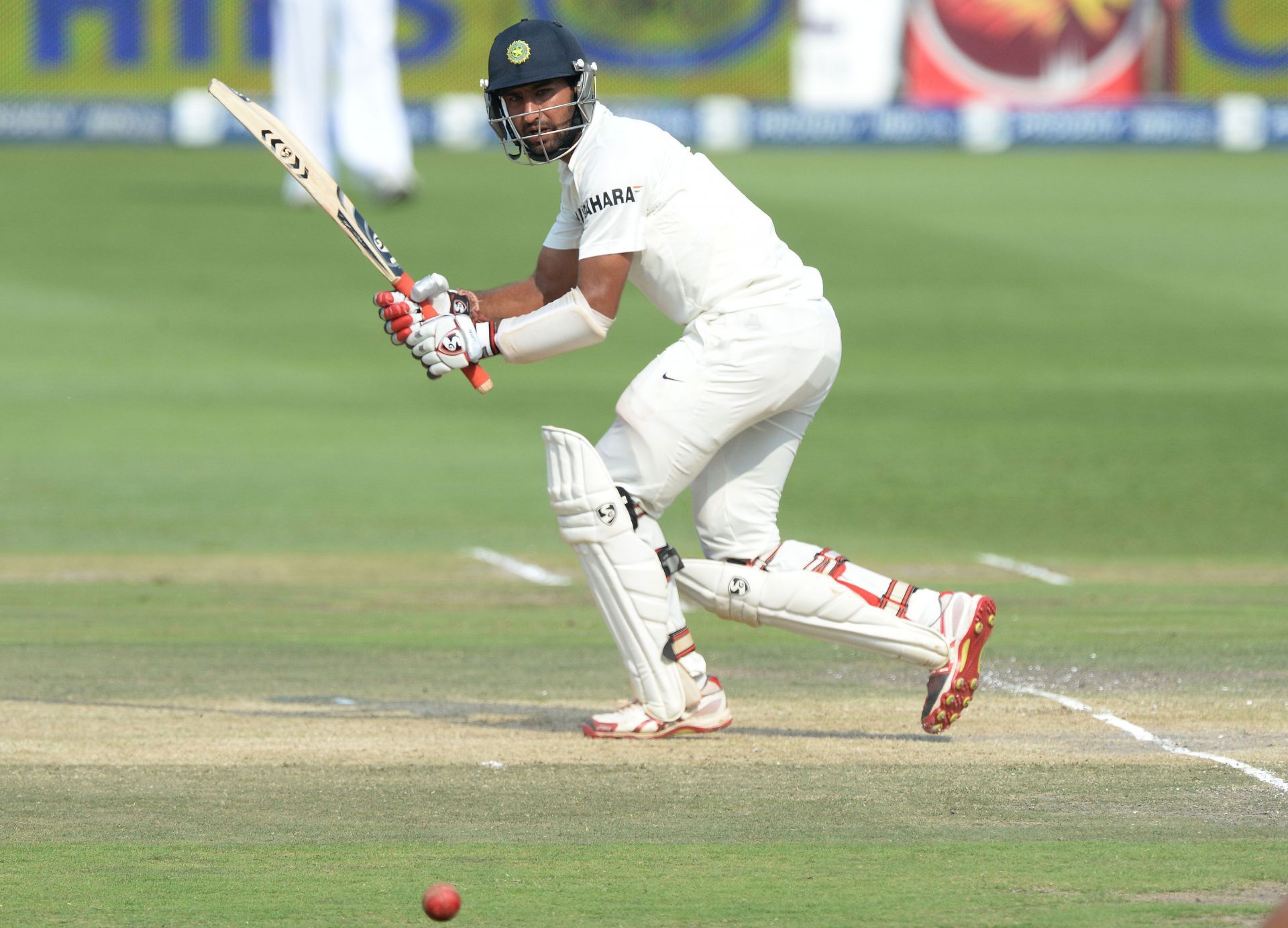 The defiant Indian batter during the December 2013 Johannesburg Test. Pic: Getty Images